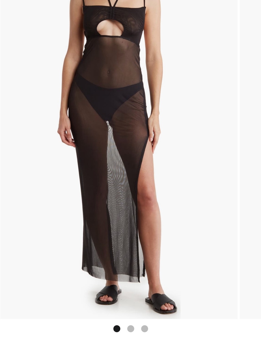 Weworewhat mesh strappy maxi small NWT